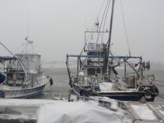 Зимна буря в Царево през 2012 година