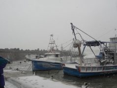 Зимна буря в Царево през 2012 година