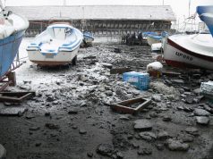 Зимна буря в Царево през 2012 година