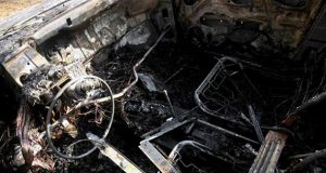 Автомобил се запали в Царево