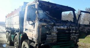 Пълен камион с мигранти пламна край Резово
