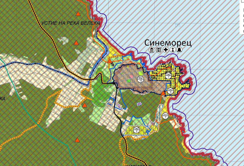 Изменението на Общ устройствен план на община Царево - Предварителен проект